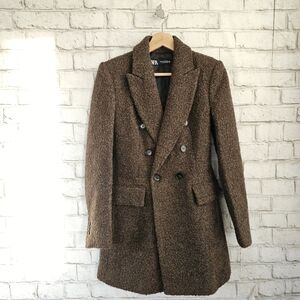 Zara Brown Pea Coat